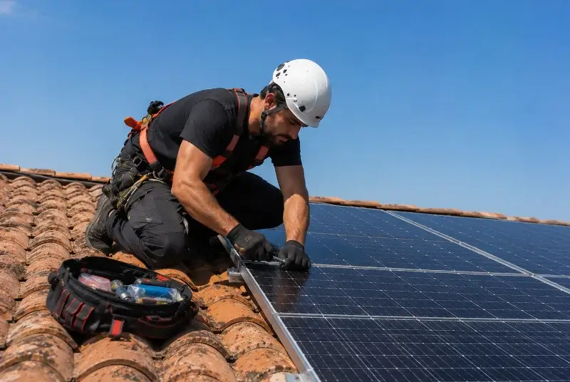 Maintenance et monitoring de panneaux solaires à Eymet